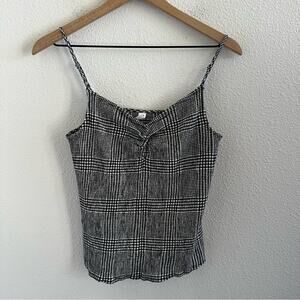 BP Gingham Tank Casual Classic Prints Small